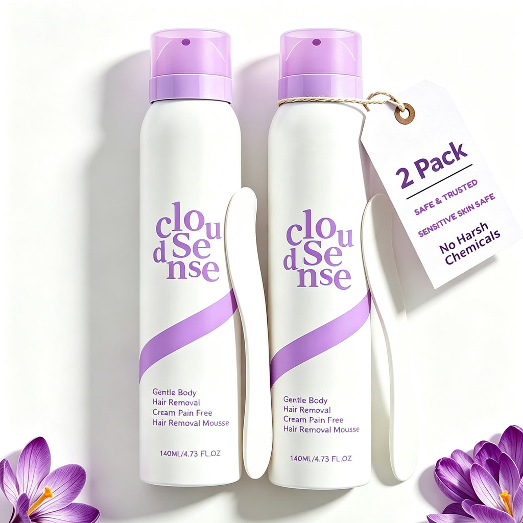 Hair Removal Spray for Men & Women, Gentle Bikini Sensitive Skin, 2 Packs