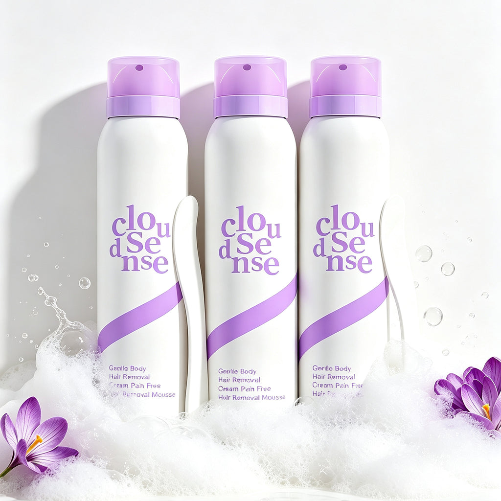 Cloud Sense Hair Removal Spray for Men & Women, For Sensitive Skin, 3 Packs